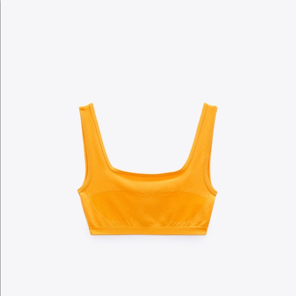 Seamless Jacquard Top ZARA